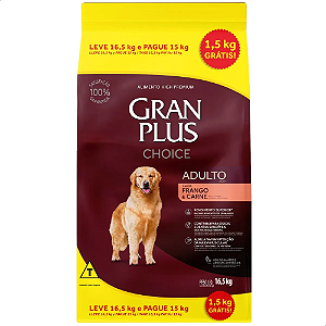 GRAN PLUS CAES CHOICE 15KG+1,5KG BONUS
