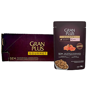 GRAN PLUS SACHE GOUMET CAES AD SALMAO 100G CX18UN