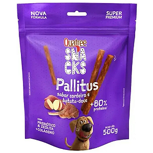 QUATREE SNACKS PALLITUS CORDEIRO E BATATA DOCE CAO 500G