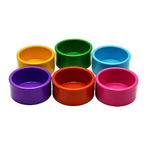 KIT INJETFOUR POTE FARINHADA 70ML COLORIDO 6UN