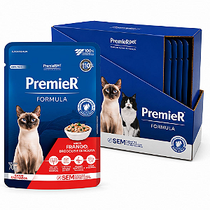 PREMIER FORMULA GATOS ADULTOS CASTRADOS FRANGO 70 G CX20
