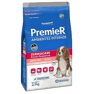 PREMIER AMBIENTES INTERNOS DERMACARE RAÇAS PEQUENA 2,5 KG