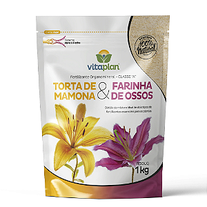 NUTRIPLAN FERT. TORTA DE MAMONA + FARINHA DE OSSO 1KG  UNICA