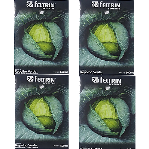 FELTRIN KIT SEMENTE REPOLHO VERDE 500MG CADA 4UN