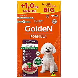 GOLDEN FORMULA CAES ADULTO CARNE MINI BITS BIG 15G+ 1 KG