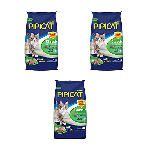 KIT PIPICAT GRANULADO SANITARIO CLASSIC 4KG 3UN