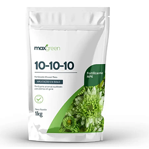 MAXGREEN 10-10-10 MISTURA DE GRANULOS 1KG
