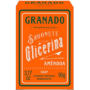 GRANADO SABONETE GLICERINA  AMENDOA 90G