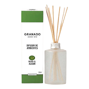 GRANADO DIFUSOR DE AMBIENTE MENTA E ALECRIM 250ML