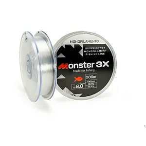 MONSTER 3X LINHA  MONOFILAMENTO 4.0 33MM 14.7LB 6,7KL 300M