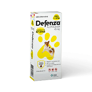 DEFENZA ANTIPARASITÁRIO 1-COMPRIMIDO - 45 MG