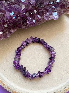PULSEIRA DE AMETISTA- Intuição, Calma e Conexão