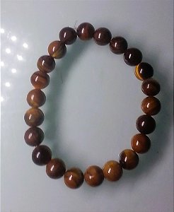 PULSEIRA OLHO DE TIGRE ESFERA- Força pessoal, Contra Inveja e Mal Olhado
