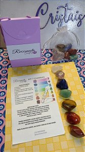 KIT 7 CHAKRA Cristal Natural Semi Preciosa
