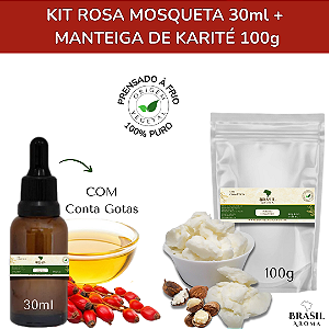 Kit Rosa Mosqueta Rubiginosa + Manteiga de Karite