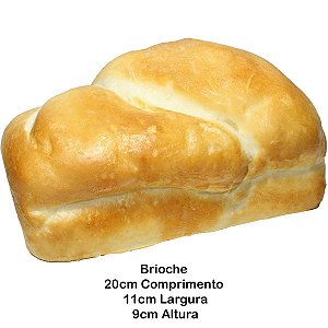Pão Artificial Para Santa Ceia ou Decoração Brioche