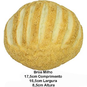 Pão Artificial Para Santa Ceia ou Decoração Broa De Milho