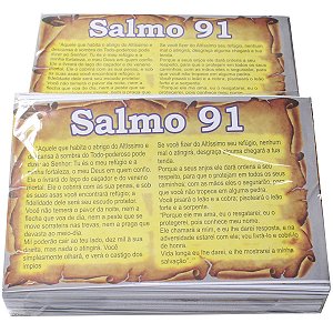 Envelope Salmo 91 Para Campanha Propósito Pacote Com 100 Unidades
