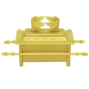 Arca Aliança Plástica Dourada Para Campanha 10cm Comprimento