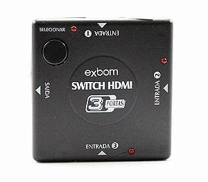 Switch Divisor HDMI 3 Portas