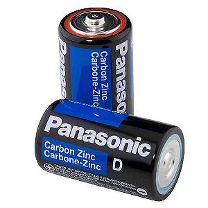 Pilha D Panasonic Carbono/Zinco - Unidade