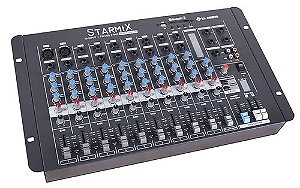 Mesa de Som Mixer 10 Canais StarMix LL Audio S1002D-BT