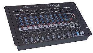 Mesa de Som Mixer 10 Canais StarMix LL Audio S1002D