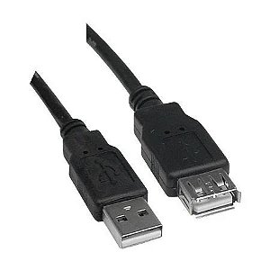 Extensão USB Macho X Fêmea - 2 Metros