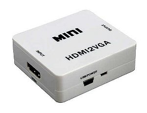 Conversor e Adaptador de HDMI para VGA
