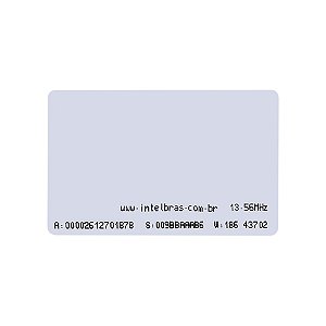 Cartão de Proximidade RFID Intelbras 13,56 MHz