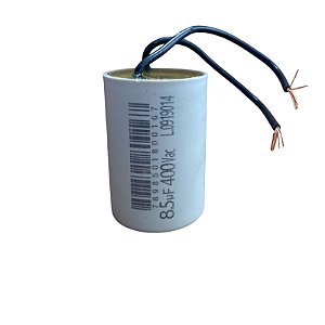 Capacitor 8,5uf X 380vac 50hz/60hz com 2 fios