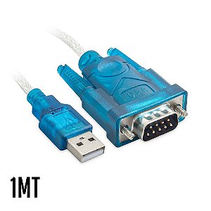 Cabo USB para DB9 RS232 - 1 Metro