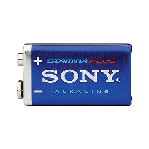 Bateria 9V Alcalina Sony