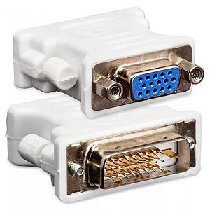 Adaptador DVI 24+1 para VGA Fêmea