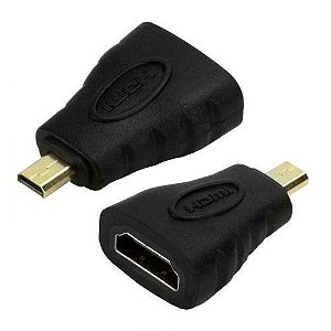 Adaptador HDMI Femea para Micro HDMI Macho