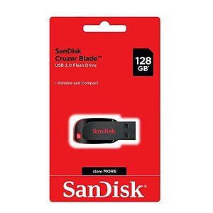 Pen Drive 128GB SanDisk Cruzer Blade