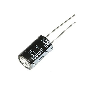 Capacitor Eletrolítico 1000uF x 25V