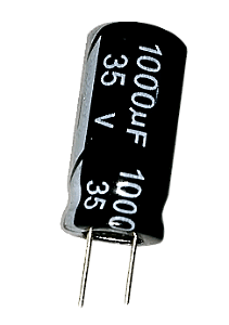 Capacitor Eletrolítico 1000uF x 35V