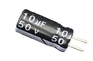 Capacitor Eletrolítico 10uF x 50V