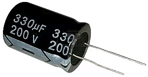 Capacitor Eletrolítico 330uF x 200V