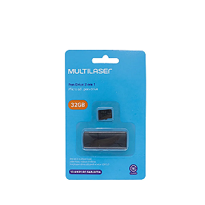 Micro SD Pen Drive 32GB MULTILASER