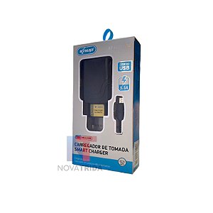 Carregador de Celular Micro USB (V8) Com 2 USB 5.1A  - KNUP