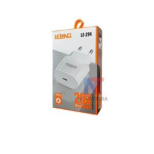 Carregador USB-C 20W LE-294 - Lelong