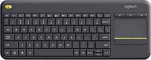 Teclado sem Fio Logitech K400 Plus com Touchpad