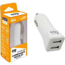 Carregador Veicular Universal 2 portas USB CC2SE elg