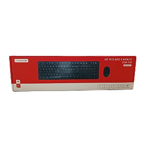 Kit Teclado e Mouse Sem Fio MKT-W111