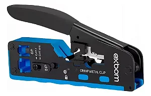 Alicate Cat7 Ez Crimpagem Vazado Rj45/rj11/12 Profissional