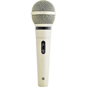 MIcrofone Dinamico De Metal Prata Com Chave - MUD-515