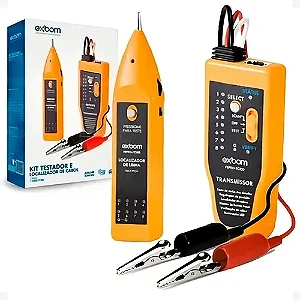 Kit Testador e Localizador de Cabos Exbom FEPRO TC300