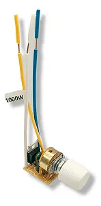 Dimmer Rotativo 1000w Para Exaustor Com Off